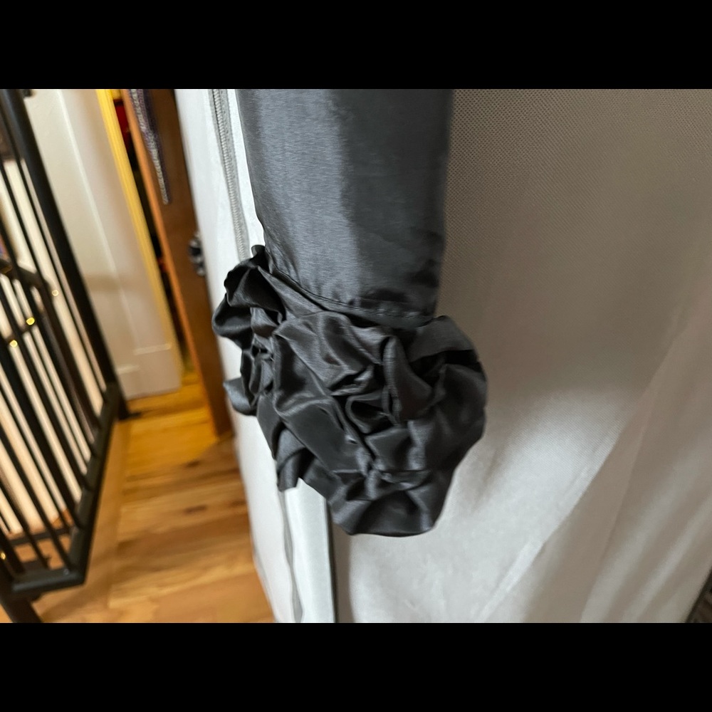 Fancy Ruffled Black Cropped Jacket - image 6